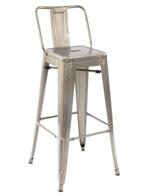 Paris High Stool with Back